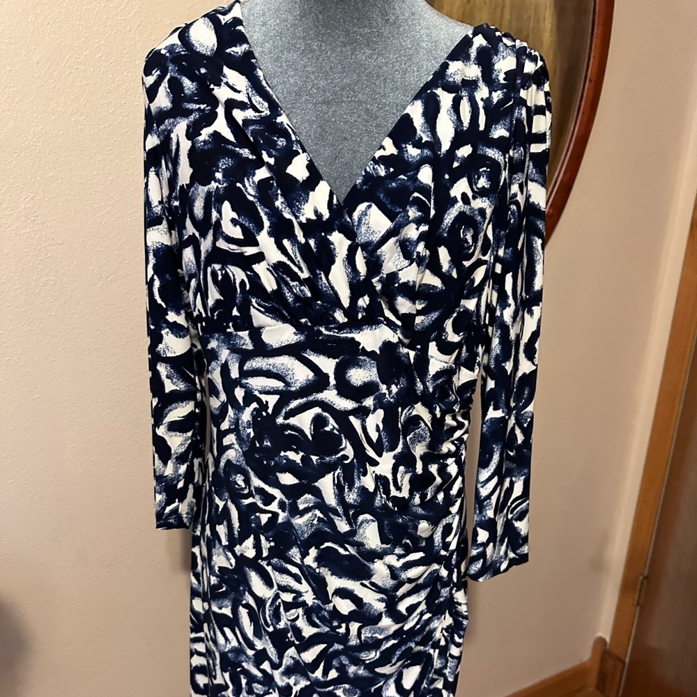 Navy/white Ralph Lauren stunning dress.
